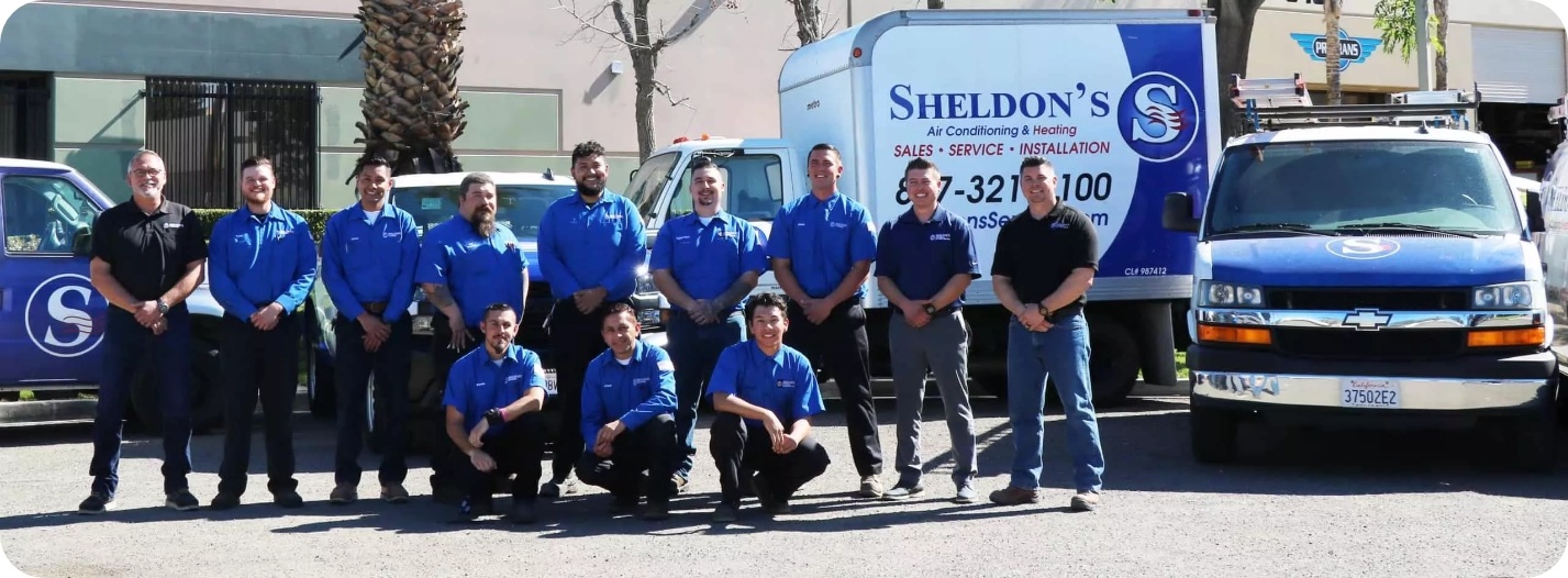 Sheldon's Heating & Cooling team photo